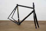2008 52cm Dario Pegoretti Duende Columbus Steel Rim Brake Road Frameset