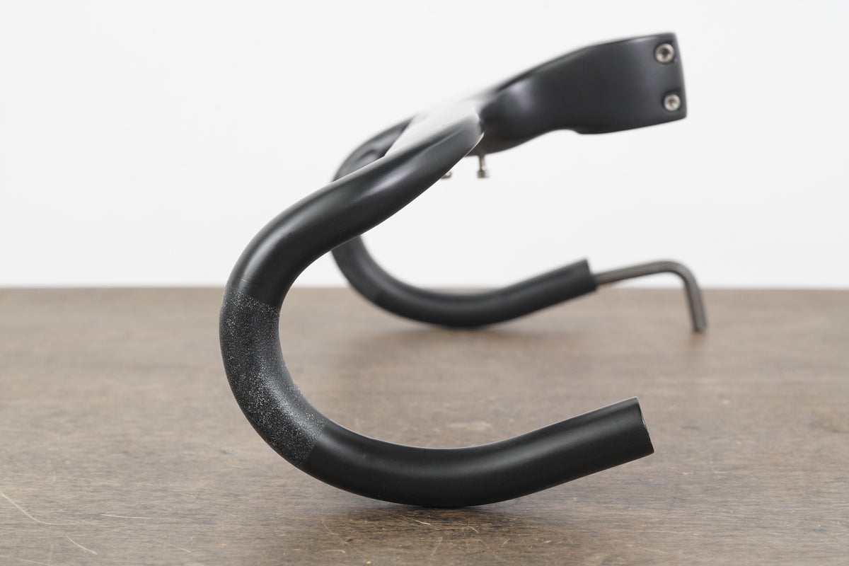44cm 90mm Generic Carbon Aero Compact Barstem Handlebar 1 1/8"