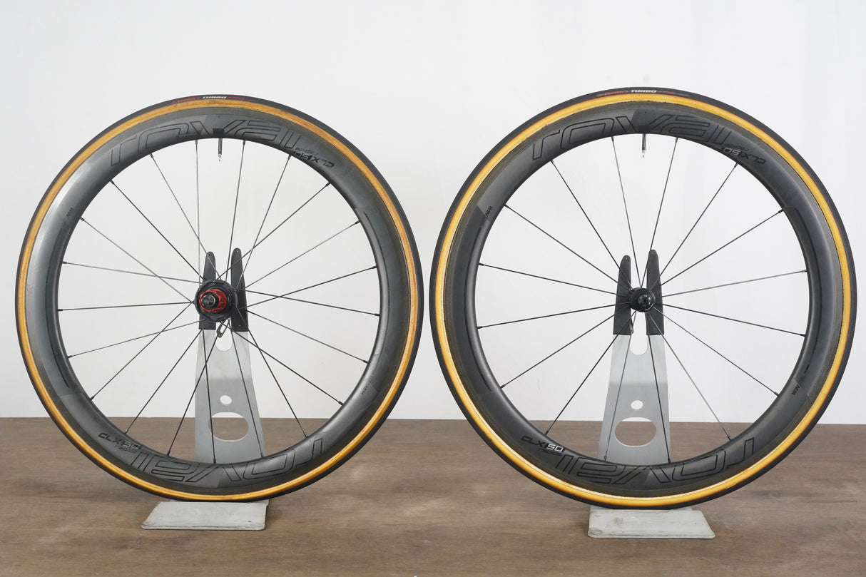 Roval CLX 50 Carbon Tubular Rim Brake Wheelset Shimano/SRAM 11 Speed