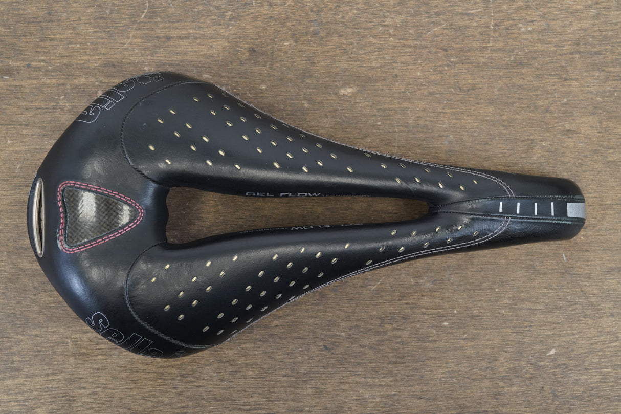 143mm Selle Italia Max Gel Flow Vanox Rail Road Saddle 318g