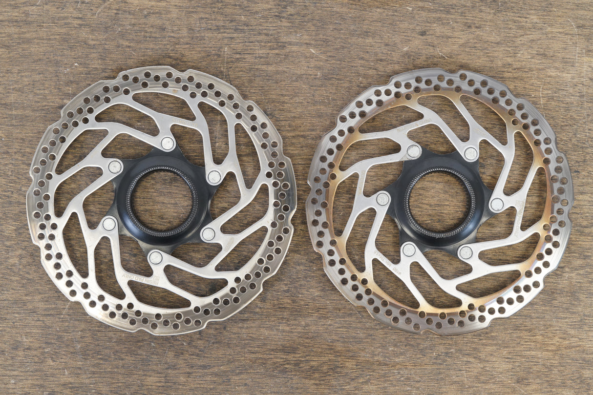 (2) 160mm Shimano Deore SM-RT30-S Center Lock Disc Brake CX Gravel MTB Rotor