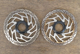 (2) 160mm Shimano Deore SM-RT30-S Center Lock Disc Brake CX Gravel MTB Rotor