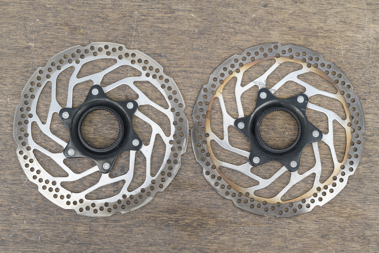 (2) 160mm Shimano Deore SM-RT30-S Center Lock Disc Brake CX Gravel MTB Rotor