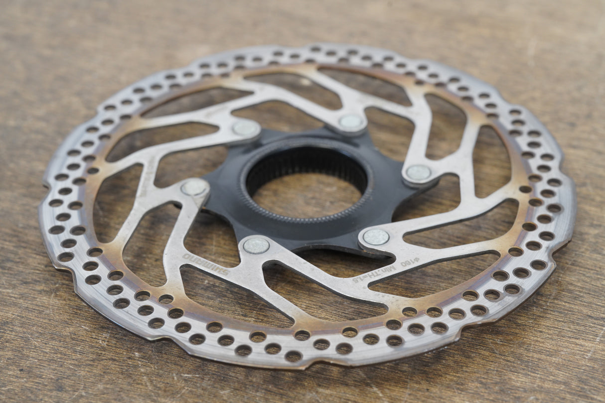 (2) 160mm Shimano Deore SM-RT30-S Center Lock Disc Brake CX Gravel MTB Rotor