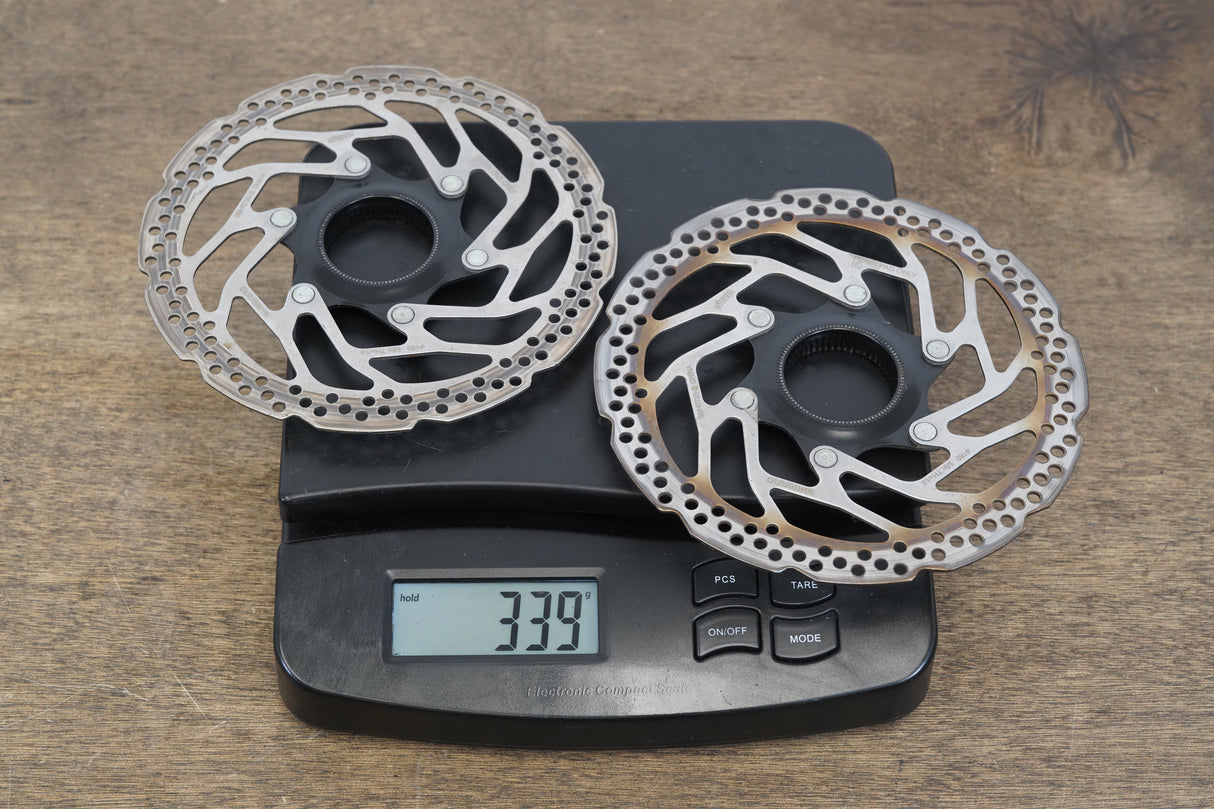 (2) 160mm Shimano Deore SM-RT30-S Center Lock Disc Brake CX Gravel MTB Rotor