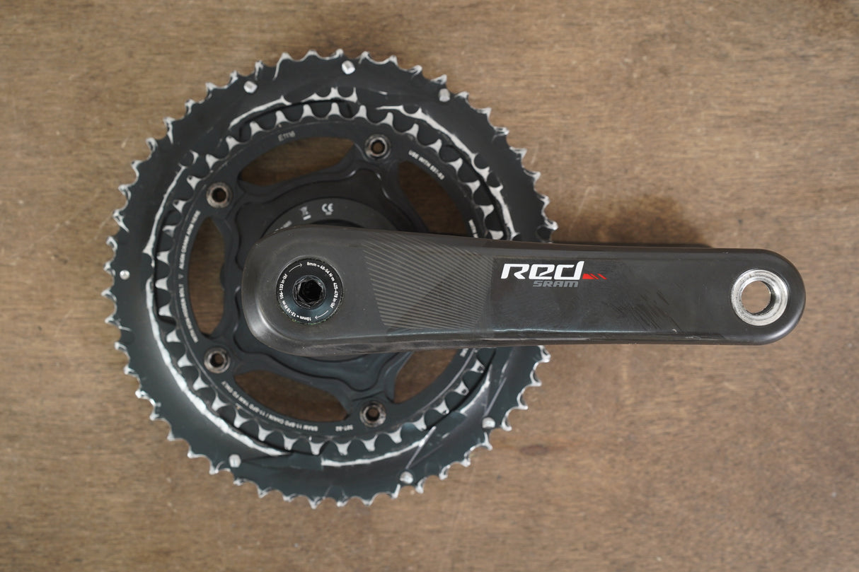 172.5mm 53/39T GXP SRAM Red 22 Quarq DZero Carbon Power Meter Crankset