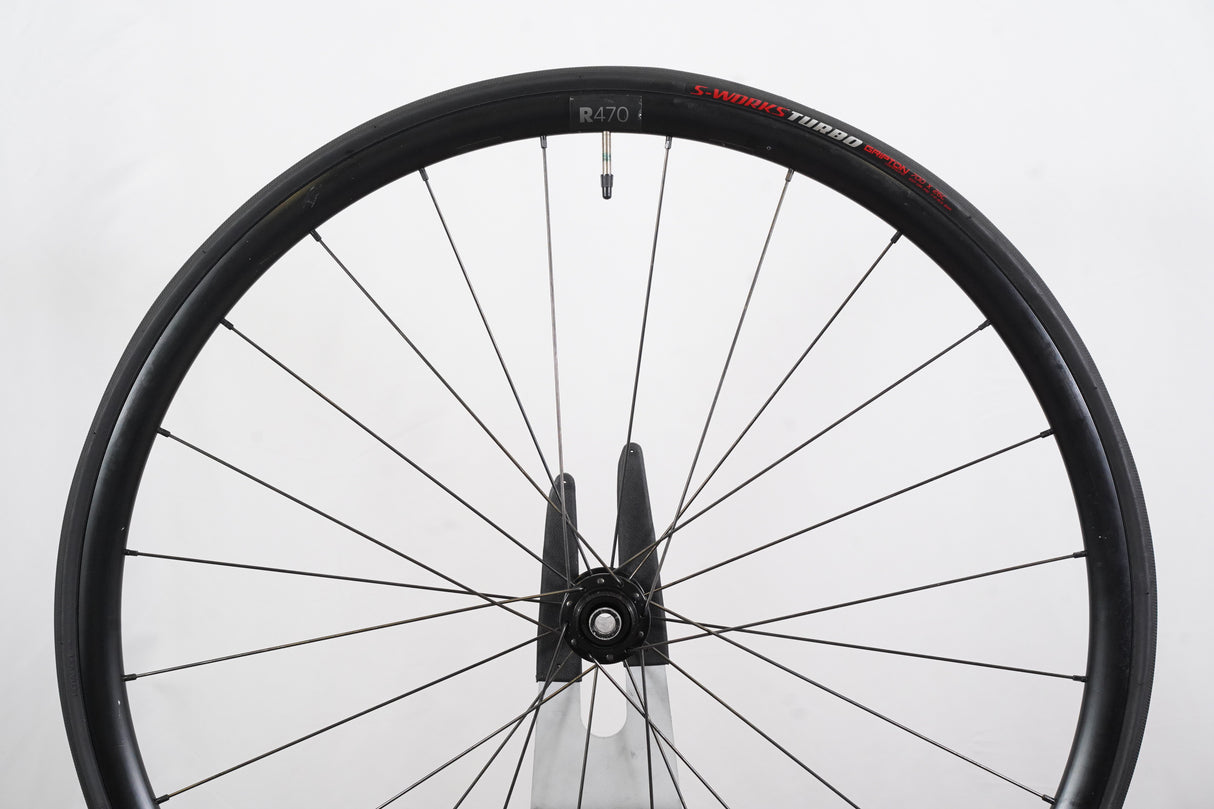 FRONT DT Swiss R470 Alloy Tubeless Clincher Disc Brake Wheel