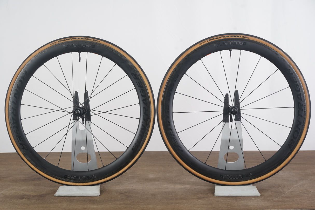 Bontrager Aeolus Pro 5 TLR Carbon Tubeless Clincher Rim Brake Wheelset 11 Speed