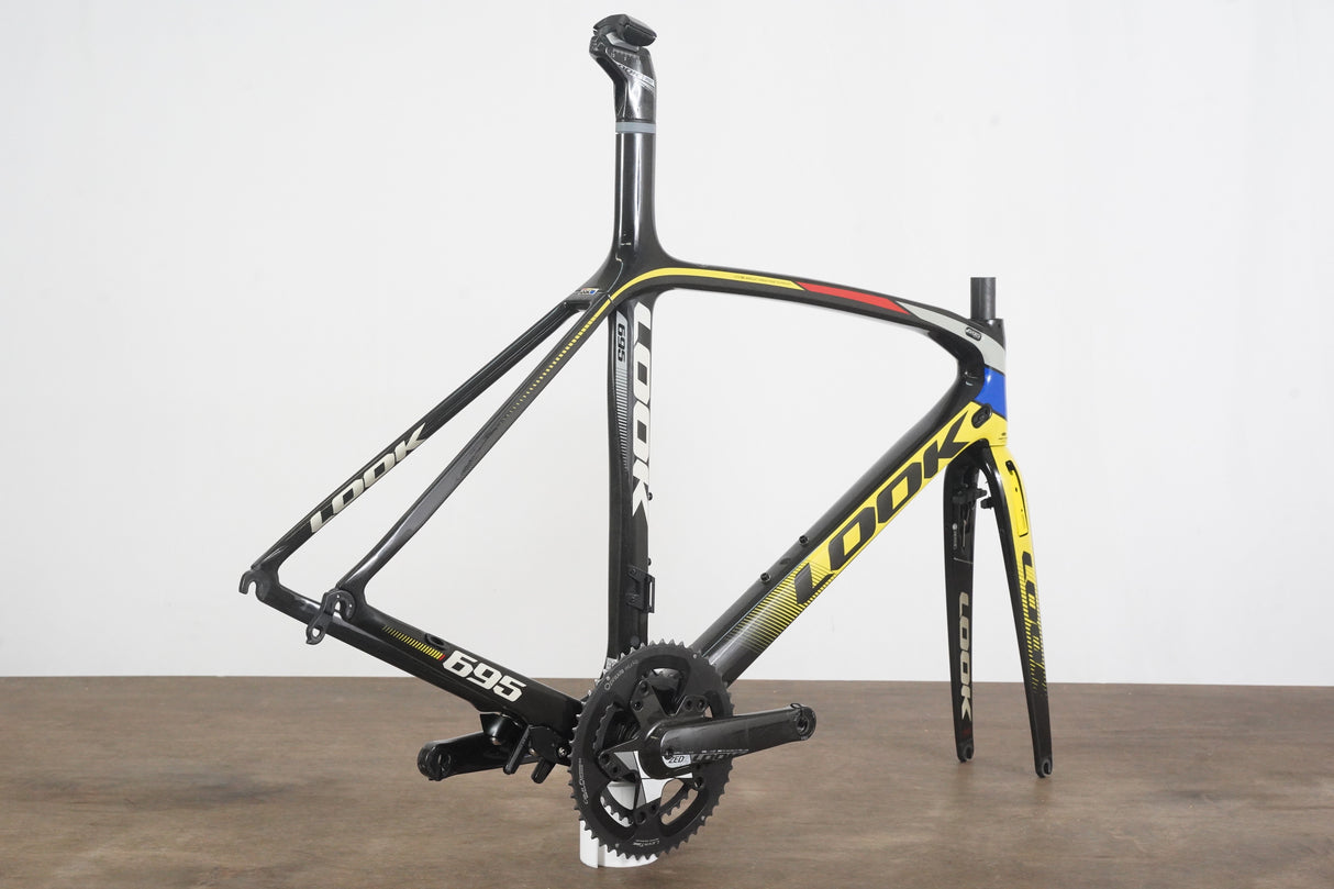 S (Small) LOOK 695 Aerolight Carbon Aero Rim Brake Road Frameset