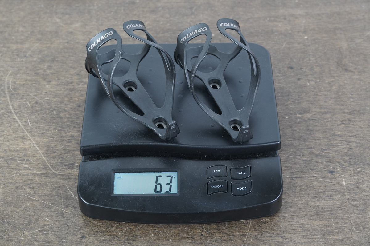 (2) Colnago Carbon Water Bottle Cages 63g