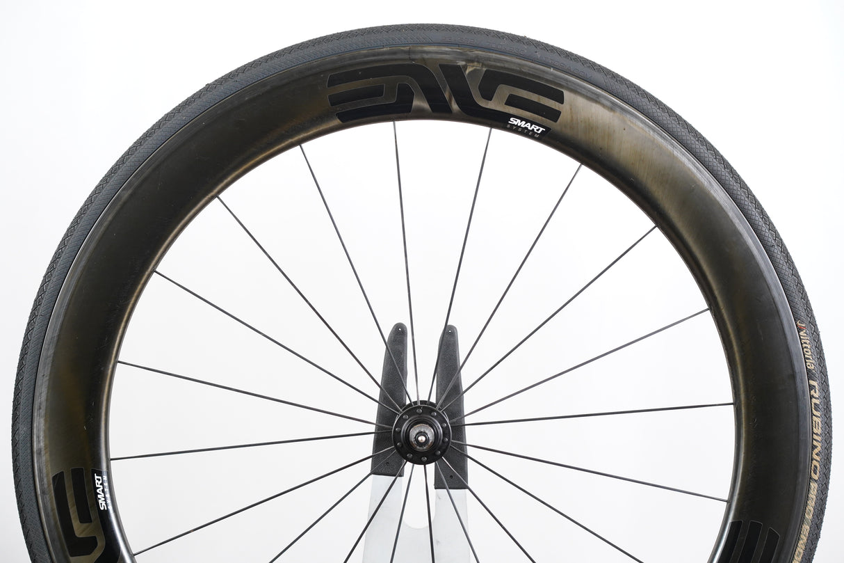 ENVE SES 6.7 PowerTap Carbon Clincher Rim Brake Wheelset Shimano/SRAM 11 Speed