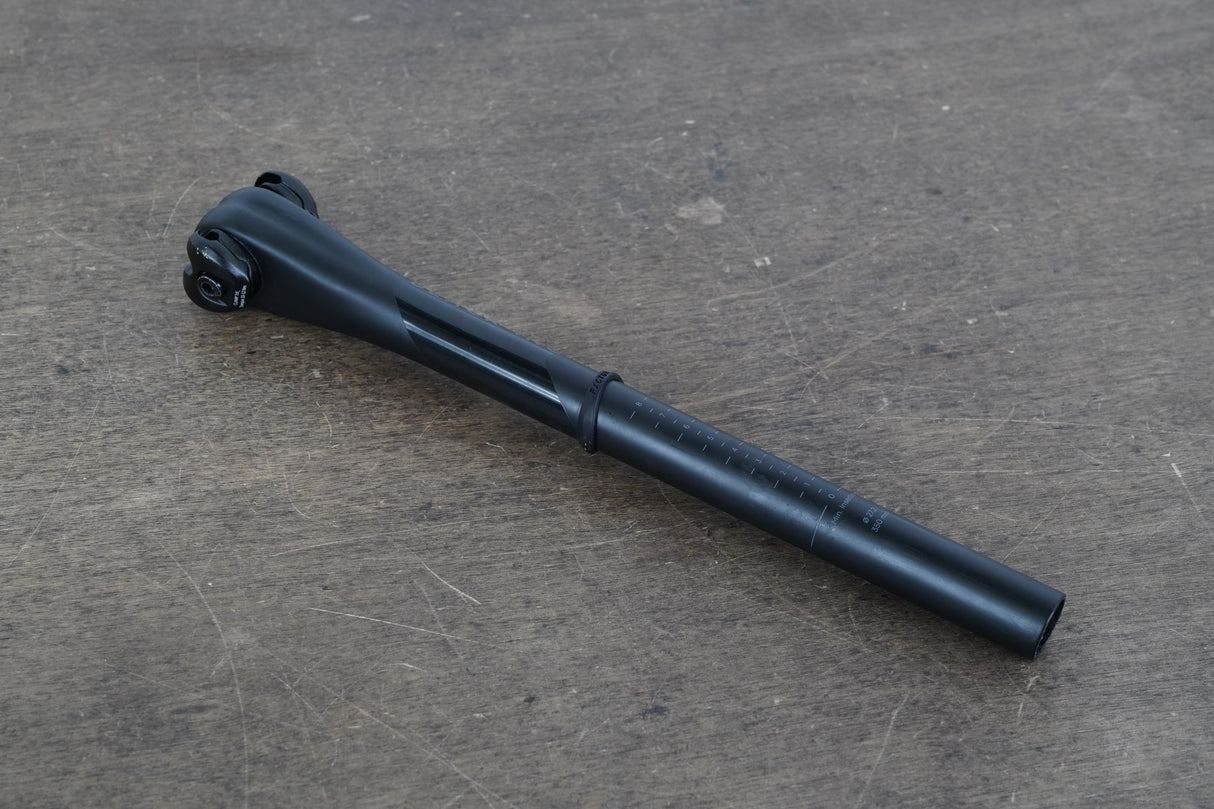 27.2mm Black Inc. Carbon 0 Setback Road Seatpost 192g