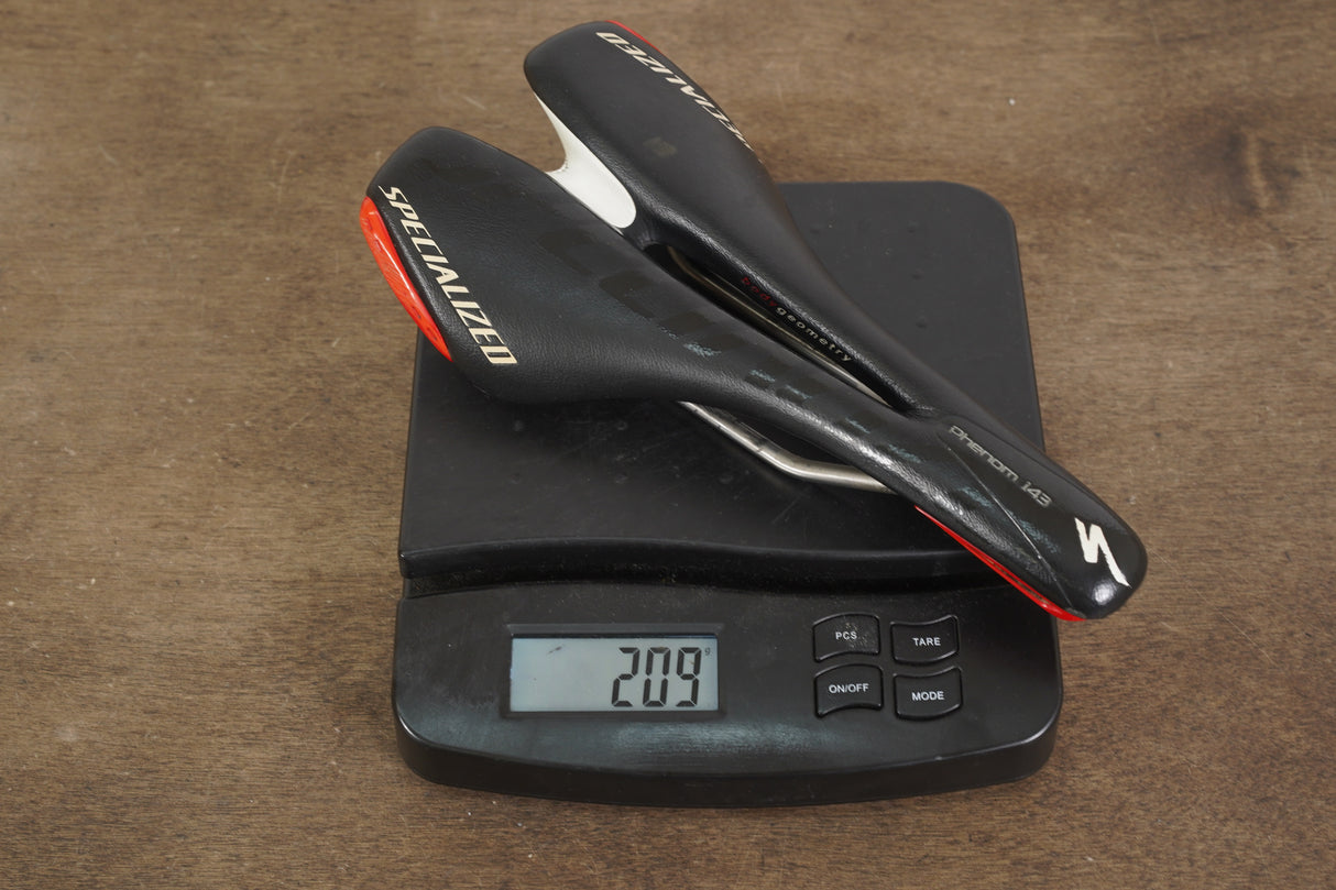 143mm Specialized Phenom Expert Titanium Rail Saddle 209g