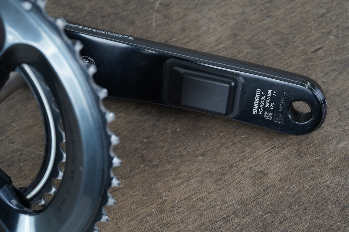 170mm 50/34T Dura-Ace FC-R9100-P Dual Power Meter Crankset 9100 682g