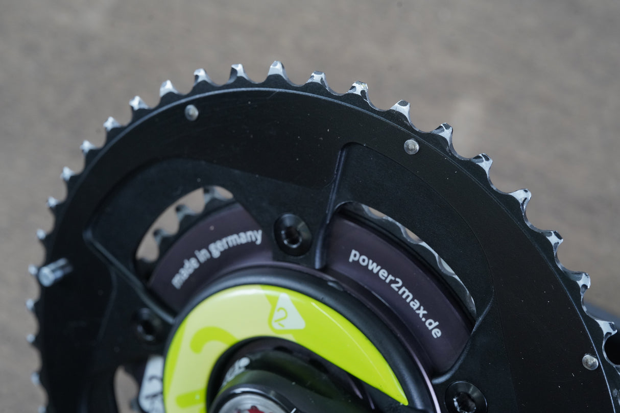 175mm 50/34T BB30 Rotor 3D+ Power2Max Power Meter Road Crankset 3D Plus 769g