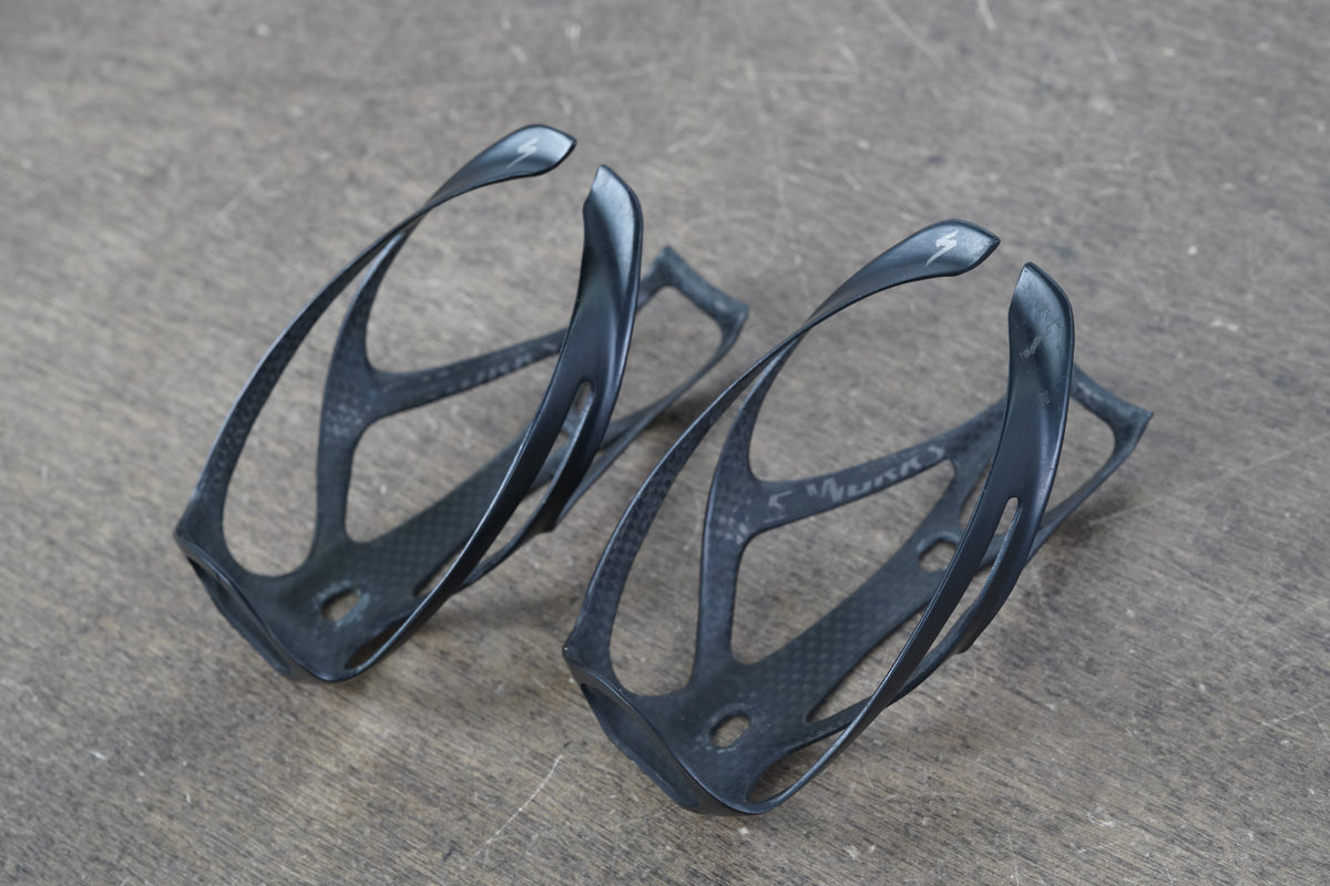 (2) Specialized S-WORKS Rib Cage III Carbon Water Bottle Cages 43g