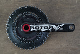 175mm 50/34T BB30 Rotor 3D+ Power2Max Power Meter Road Crankset 3D Plus 769g