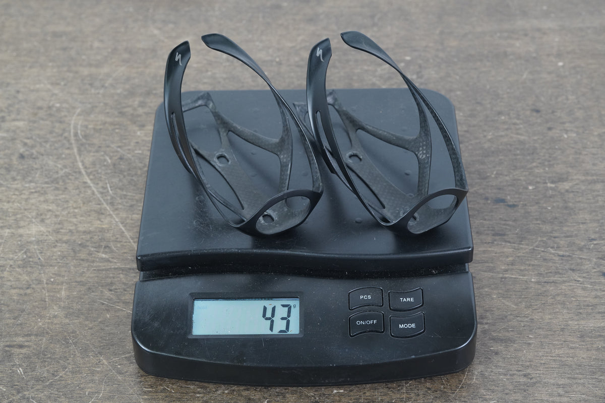 (2) Specialized S-WORKS Rib Cage III Carbon Water Bottle Cages 43g