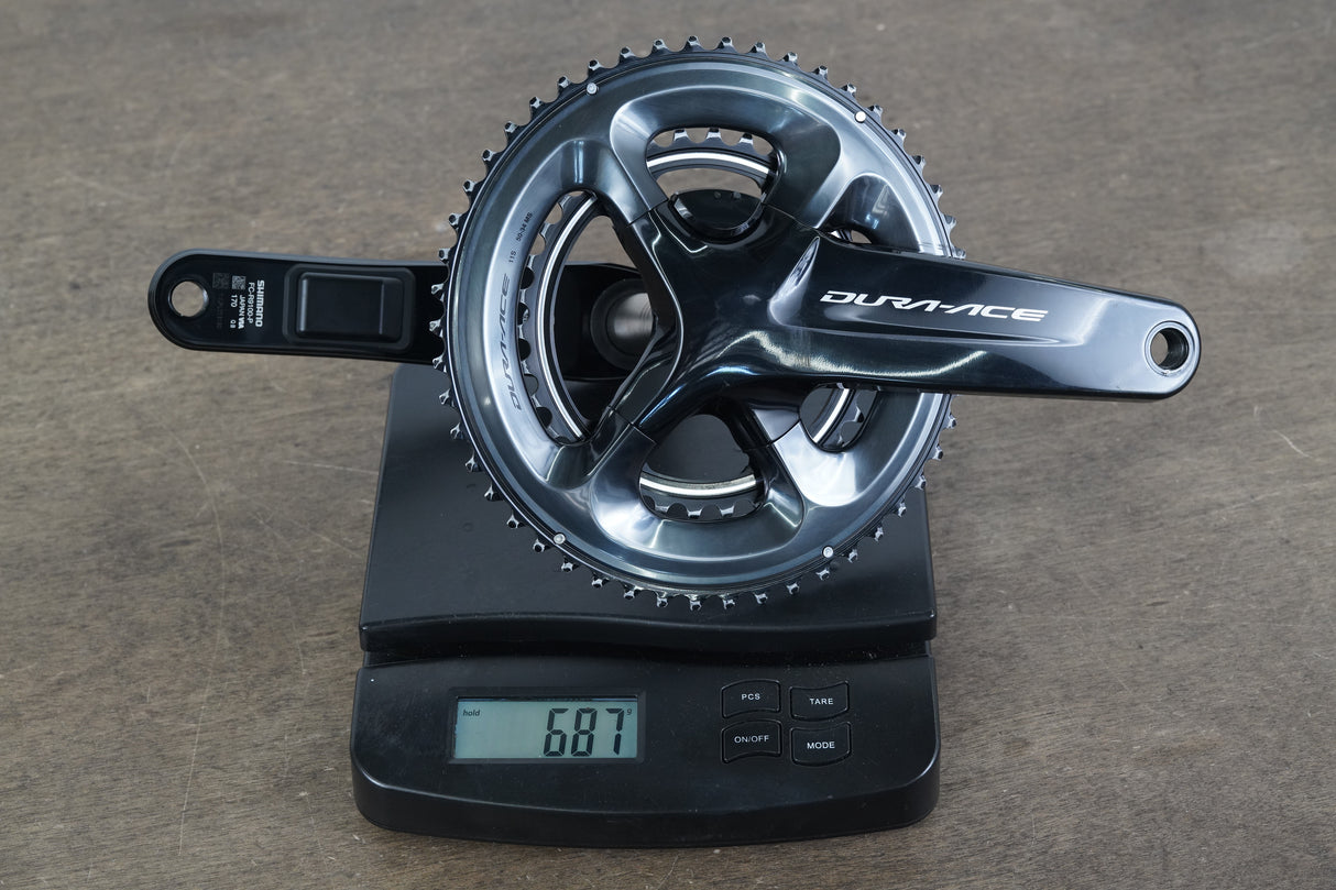 170mm 50/34T Dura-Ace FC-R9100-P Dual Power Meter Crankset 9100 687g