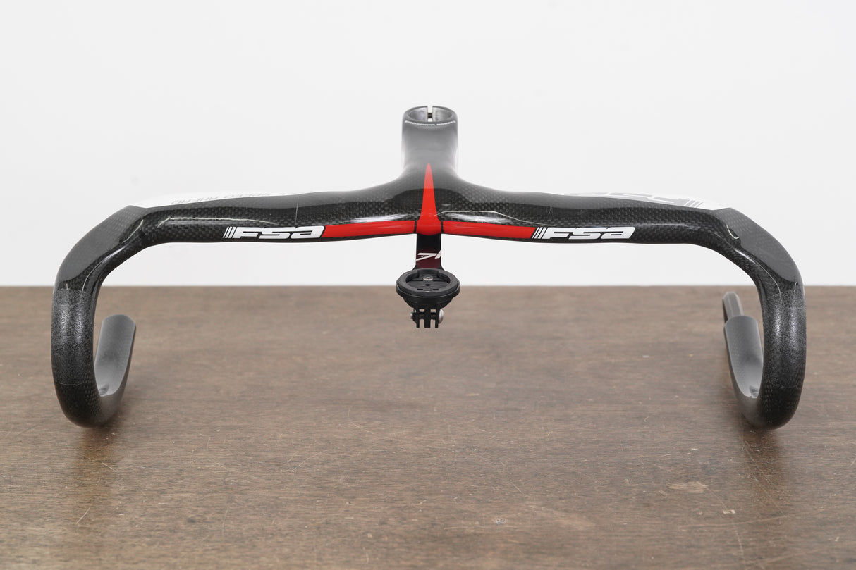 42cm 120mm FSA Plasma Integrated Carbon Barstem Handlebar + Mount 1 1/8"