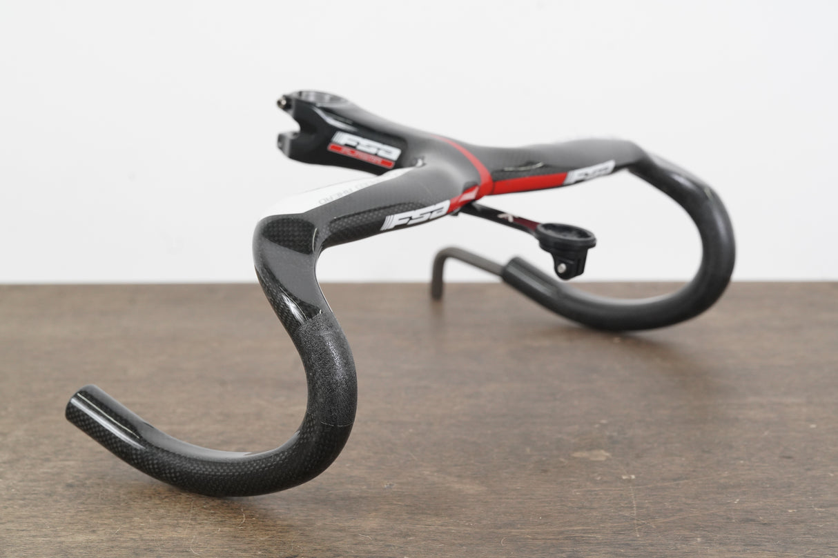 42cm 120mm FSA Plasma Integrated Carbon Barstem Handlebar + Mount 1 1/8"