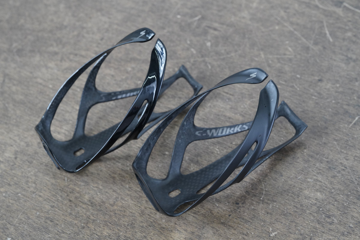 (2) Specialized S-WORKS Rib Cage III Carbon Water Bottle Cages 44g