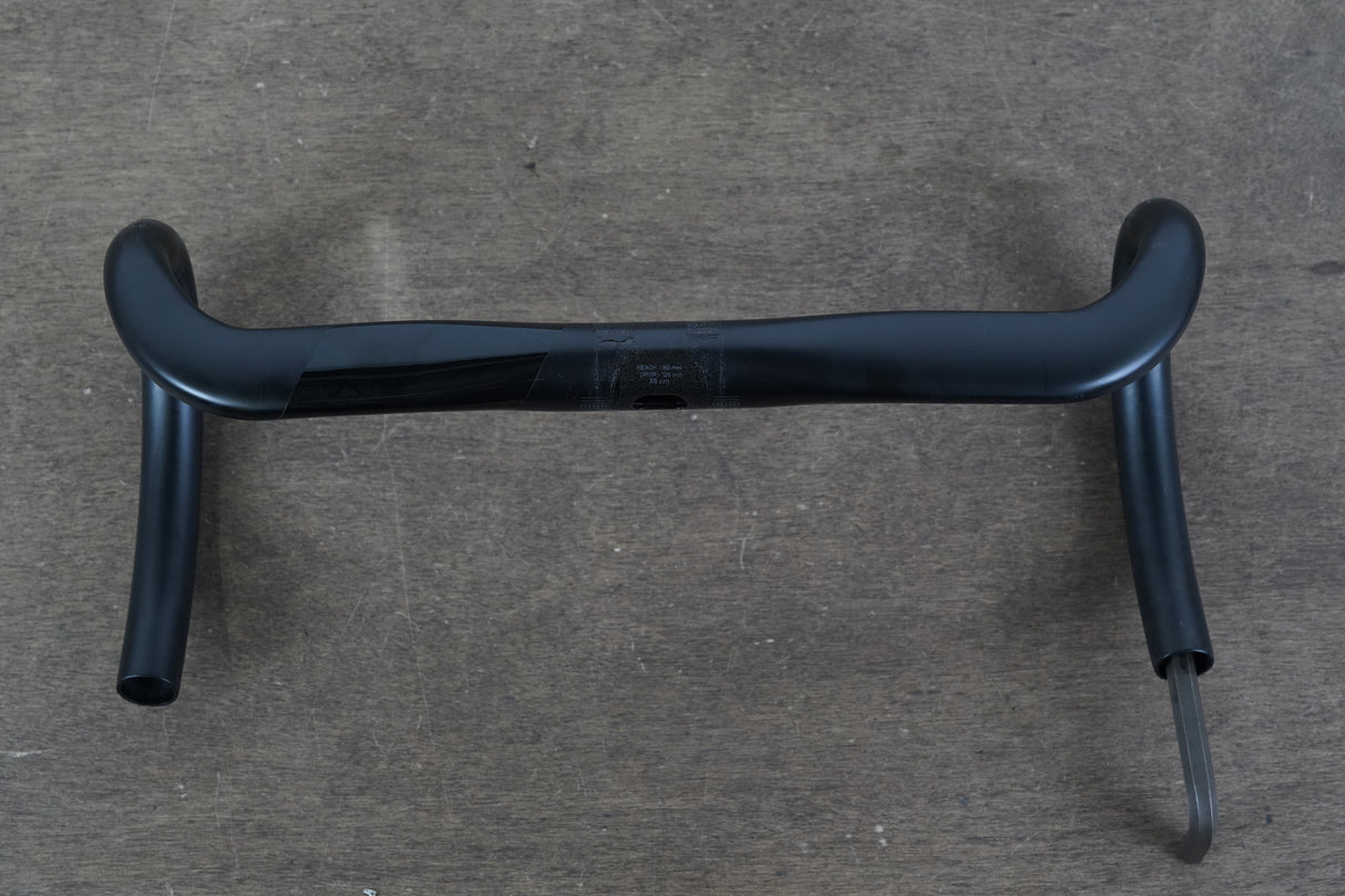 38cm Black Inc. Carbon Compact Road Handlebar 31.8mm