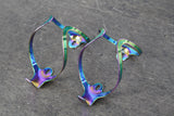 (2) MVTEK Sentinel Oil Slick Aluminum Water Bottle Cages 46g