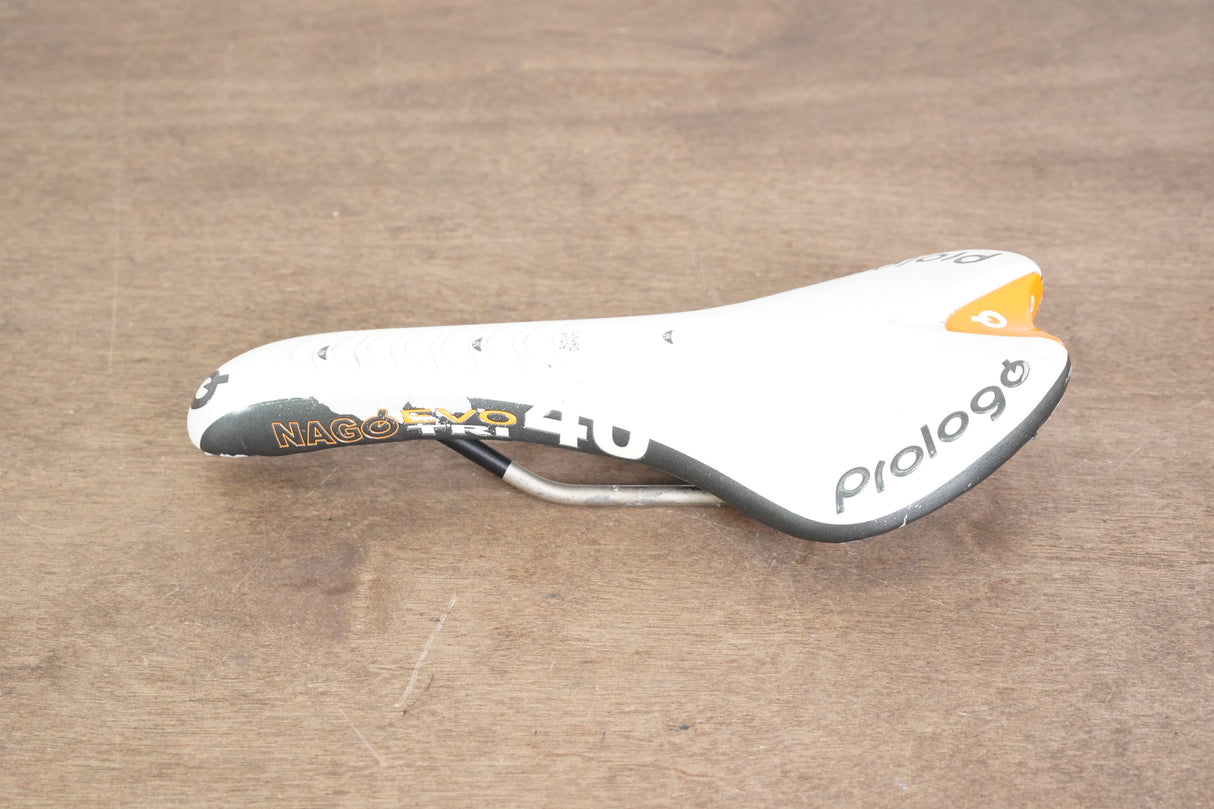 132mm Prologo Nago Evo Tri 40 TiroX Rail Saddle 226g