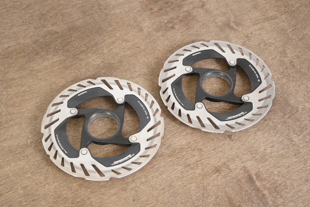 (2) 140mm Shimano Dura-Ace RT-CL900-160 Center Lock Disc Brake Rotors CL 900