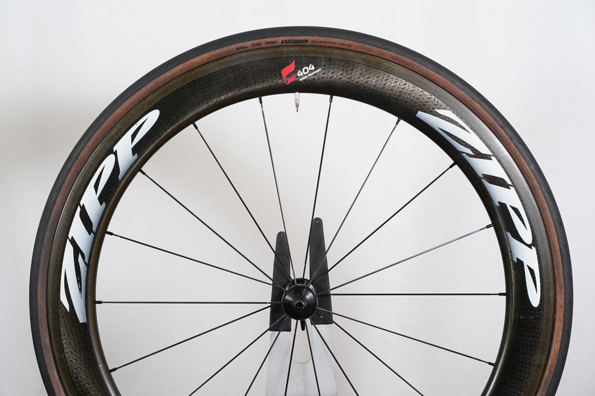 Zipp 404 Firestrike Carbon Clincher Rim Brake Wheelset Campagnolo 11 speed