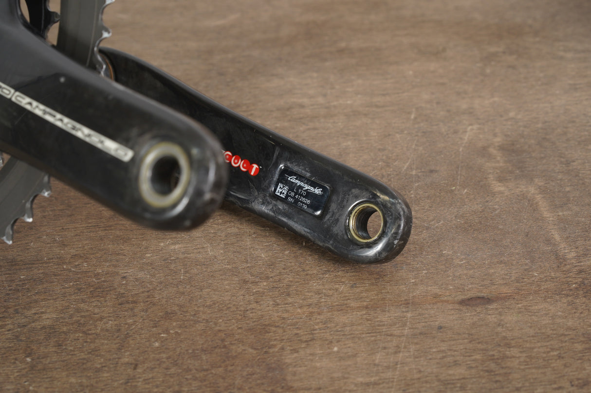 170mm 52/36T Campagnolo Super Record 11 Speed Carbon Crankset