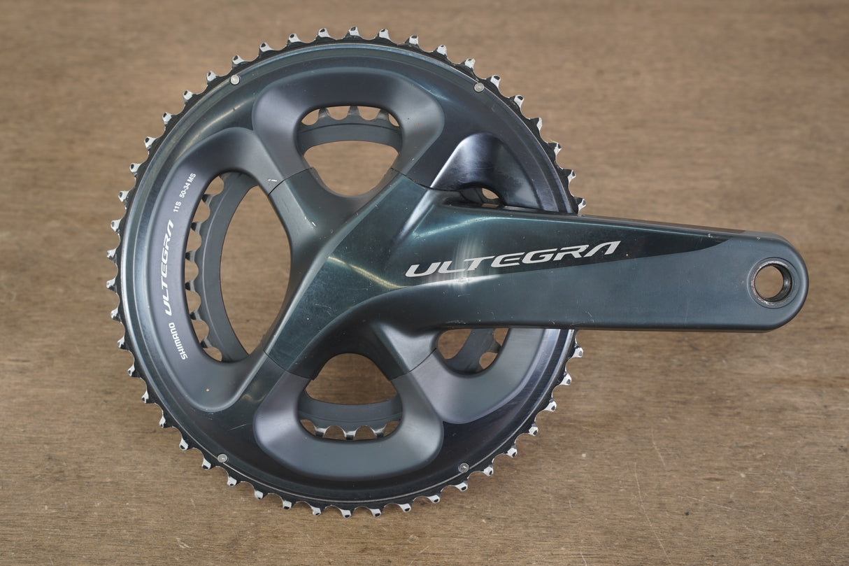 170mm 50/34T Shimano Ultegra FC-R8000 11 Speed Crankset 8000