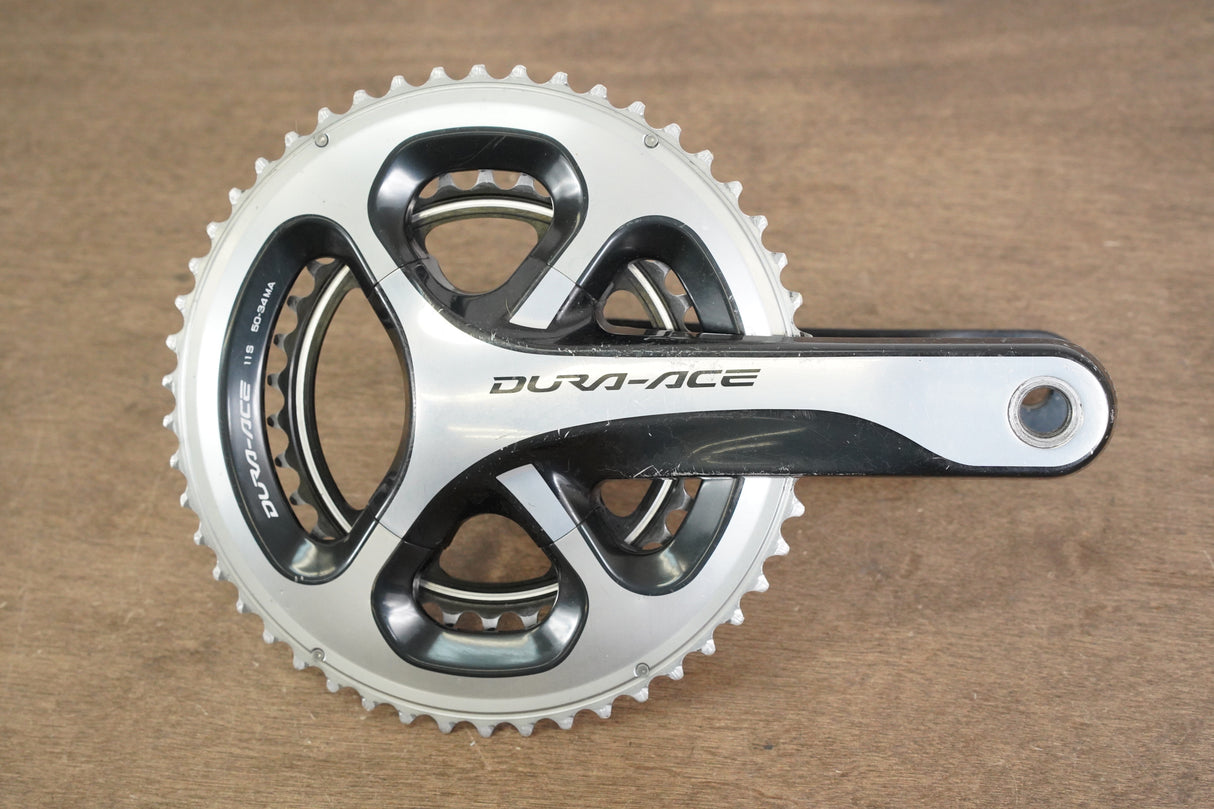 165mm 50/34T Shimano Dura-Ace FC-9000 11 Speed Stages Power Meter Crankset