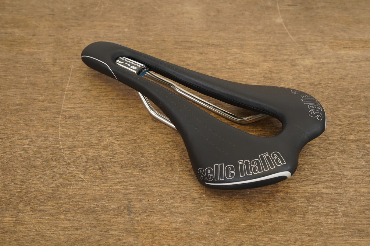 140mm Selle Italia SLR Superflow Titanium 316 Rail Road Saddle 186