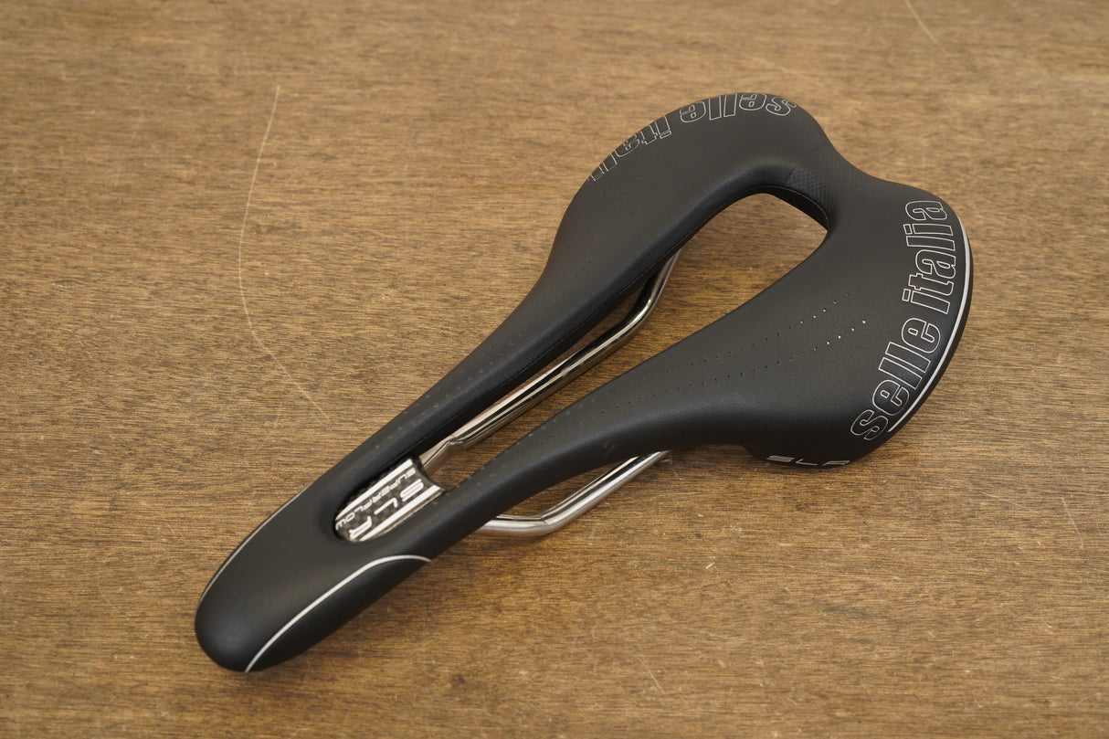 140mm Selle Italia SLR Superflow Titanium 316 Rail Road Saddle 186