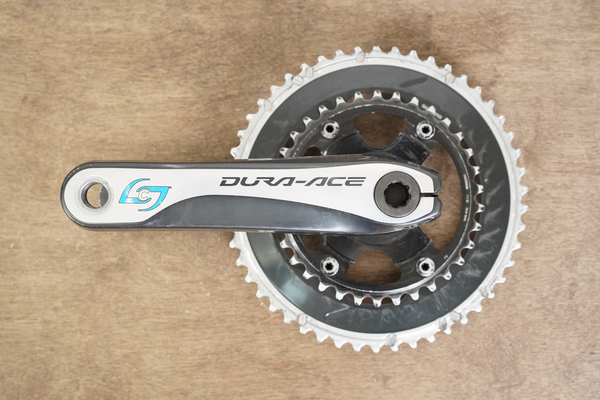 165mm 50/34T Shimano Dura-Ace FC-9000 11 Speed Stages Power Meter Crankset