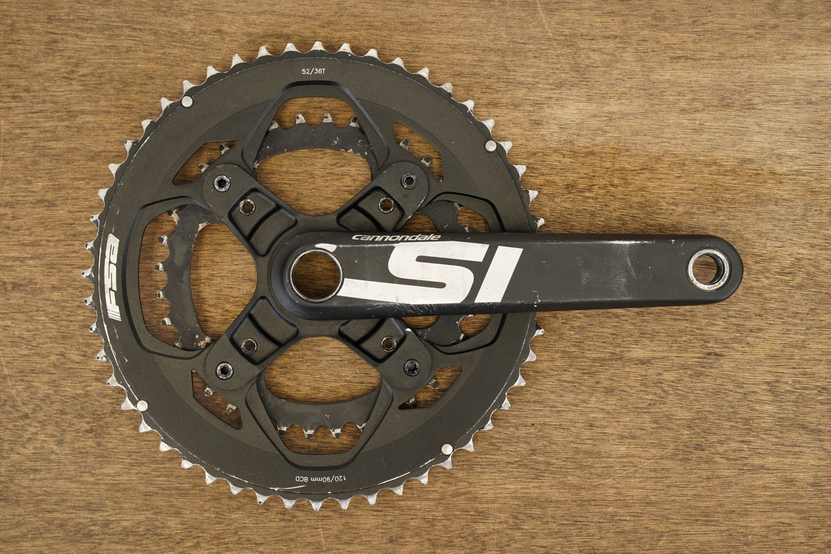 172.5mm 52/36T BB30 Cannondale Si Road Crankset