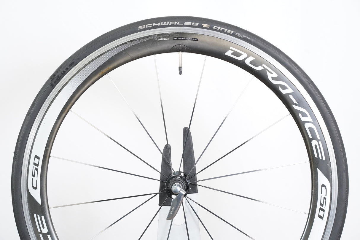 Shimano Dura-Ace WH-9000 C50 Carbon Clincher Rim Brake Wheelset 11 Speed