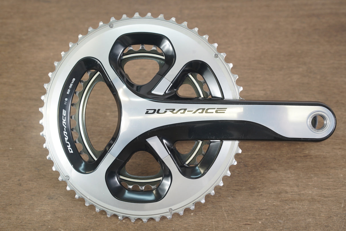 172.5mm 52/36T Shimano Dura-Ace FC-9000 11 Speed Crankset