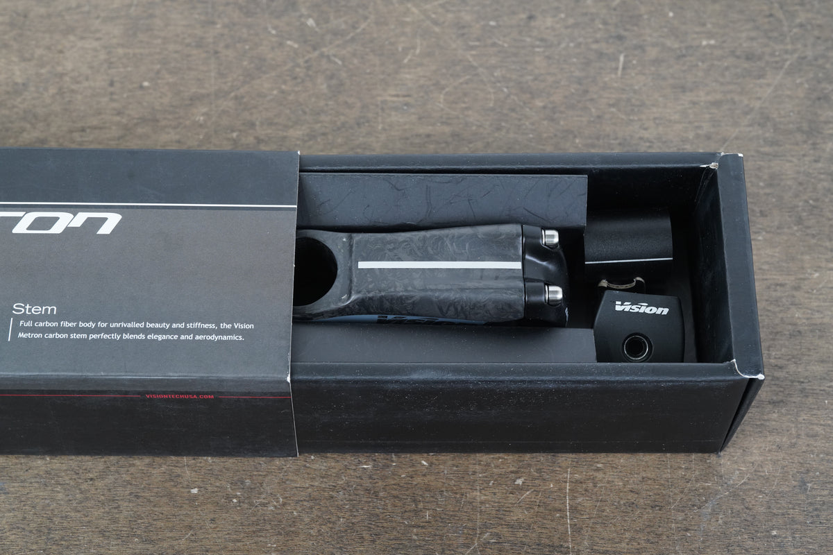 NEW TAKE-OFF Vision Metron 90mm -6 Degree Carbon Road Stem 166g 1 1/8" 31.8mm