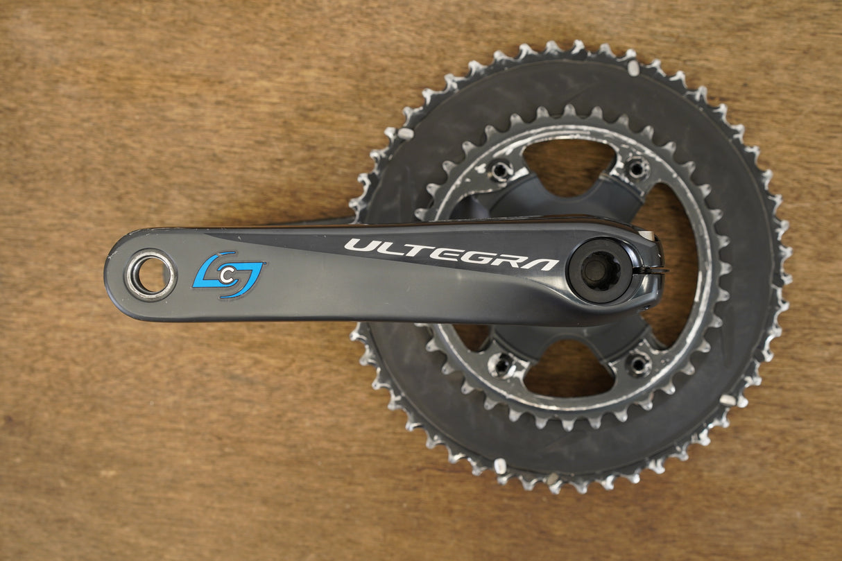 172.5mm 52/36T Shimano Ultegra FC-R8000 Stages Power Meter Crankset 8000
