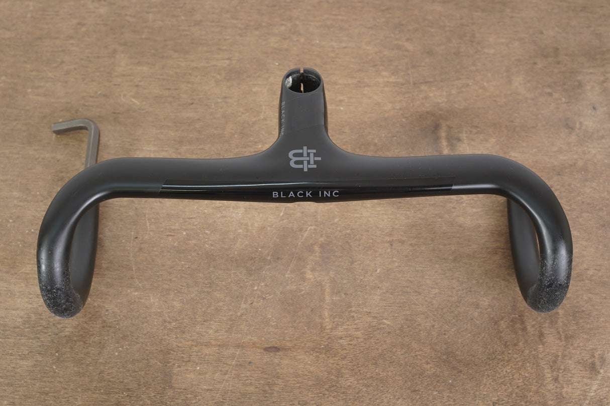 38cm 90mm -6 Degree Black Inc. Carbon Barstem Handlebar