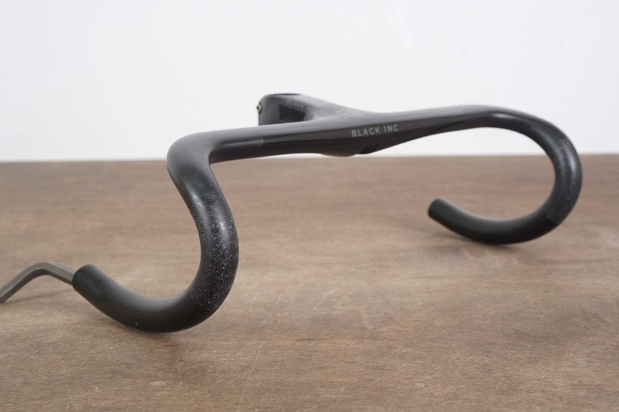 38cm 90mm -6 Degree Black Inc. Carbon Barstem Handlebar