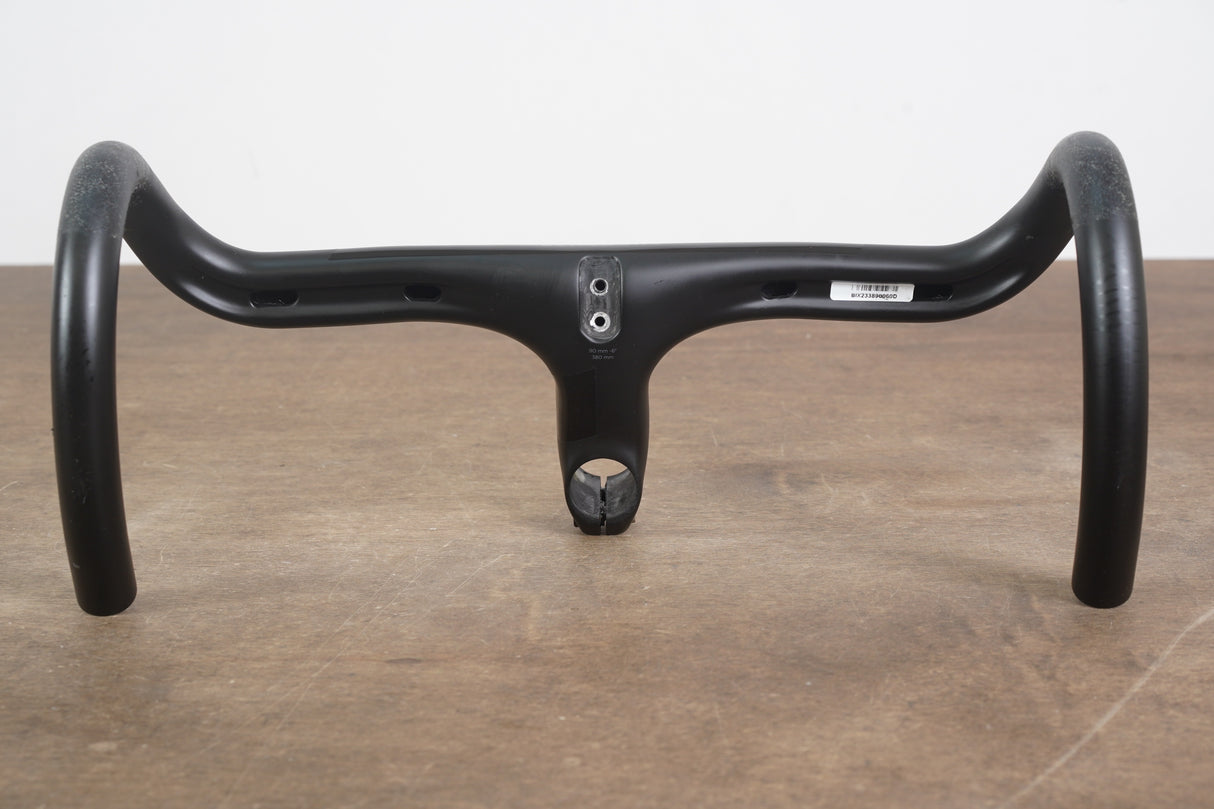 38cm 90mm -6 Degree Black Inc. Carbon Barstem Handlebar
