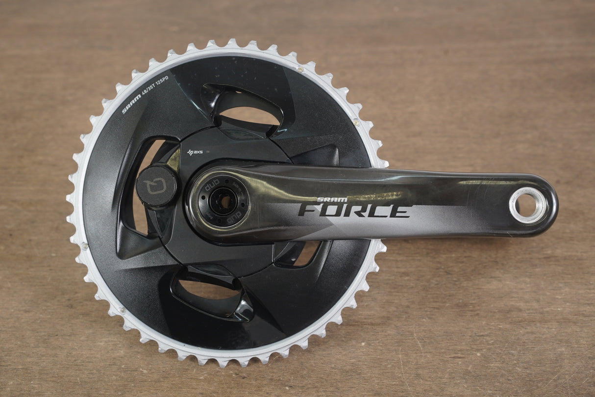 172.5mm 48/35T DUB SRAM Force AXS Quarq Power Meter Crankset