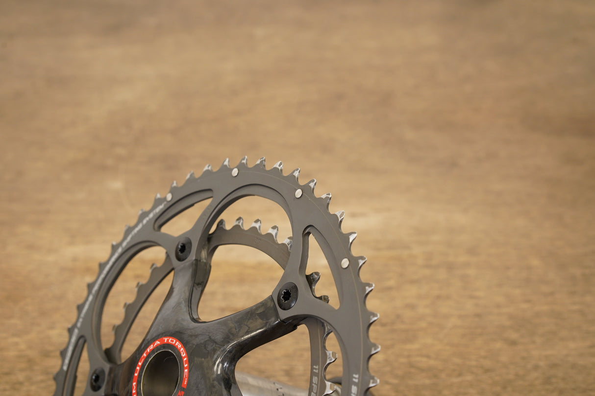 172.5mm 53/39T Campagnolo Super Record Titanium 11 Speed Carbon Crankset
