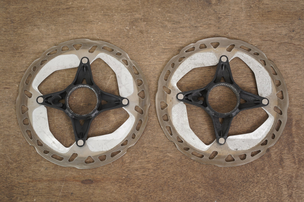 (2) 160mm Shimano XT RT-MT800-S Center Lock Disc Brake Road CX MTB Rotors