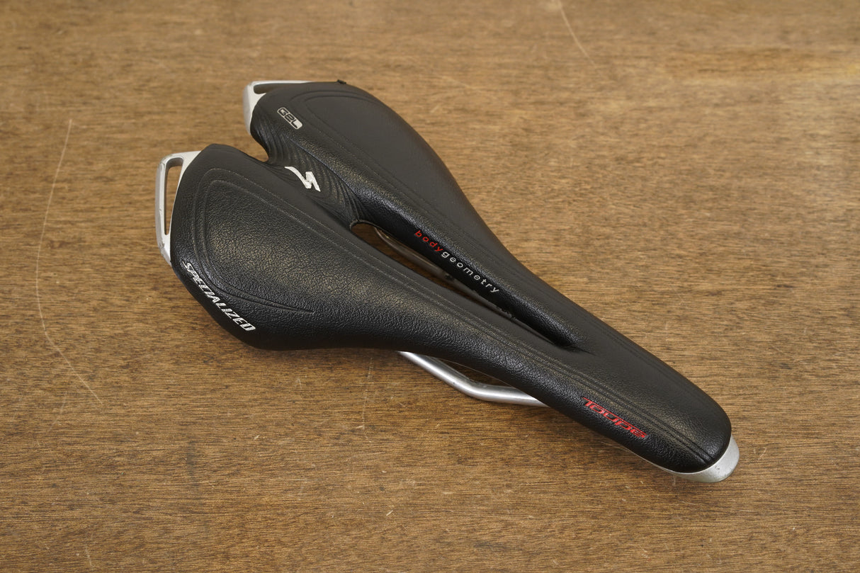 130mm Specialized Toupe Gel Comp Cr-Mo Rail Road Saddle 235g