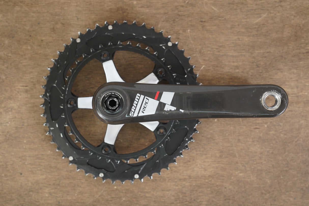 172.5mm 53/39T GXP SRAM Red Carbon Road Crankset